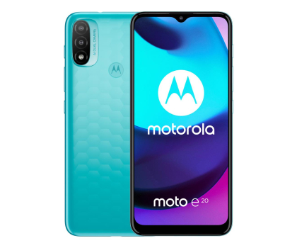 Smartfon MOTOROLA Moto E20 2/32GB Niebieski